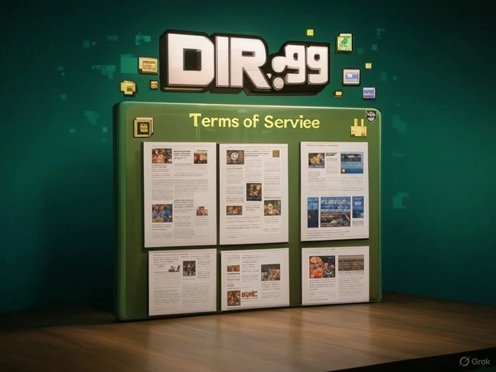 Terms of Service for DIR Terms of Service for DIR